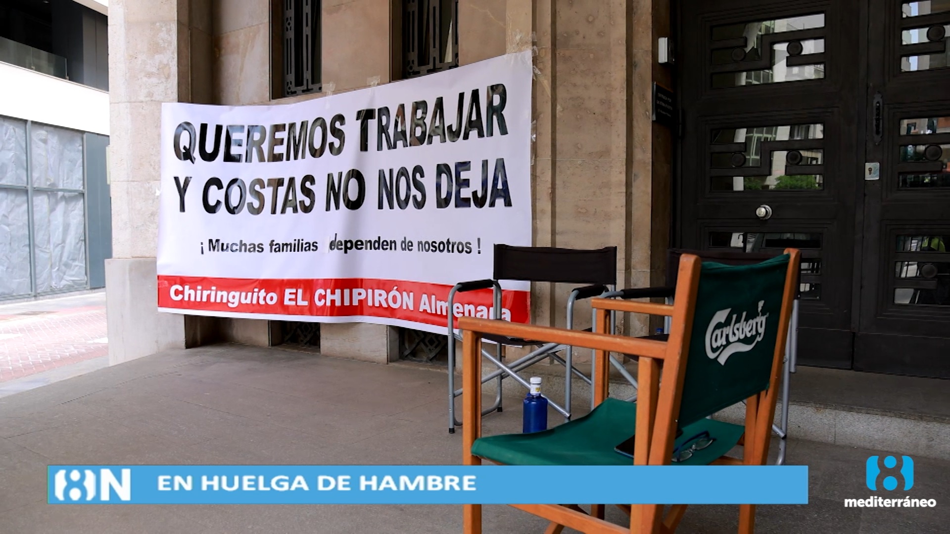 La propietaria de un chiringuito de Almenara inicia una huelga de hambre