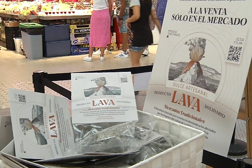 En venta lava comestible para ayudar a los vecinos de La Palma