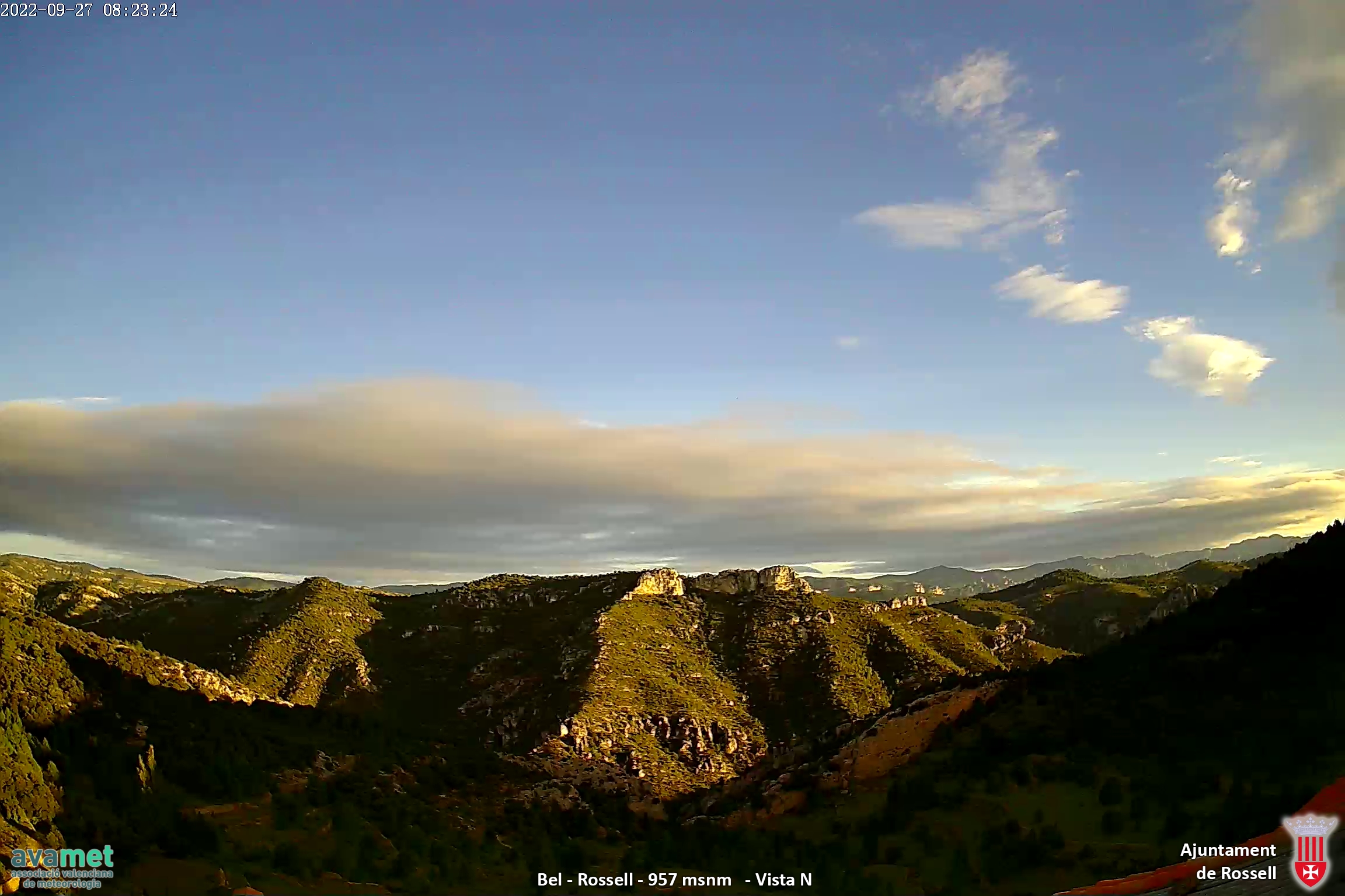 Cielos despejados, con viento fuerte del norte en Castellón