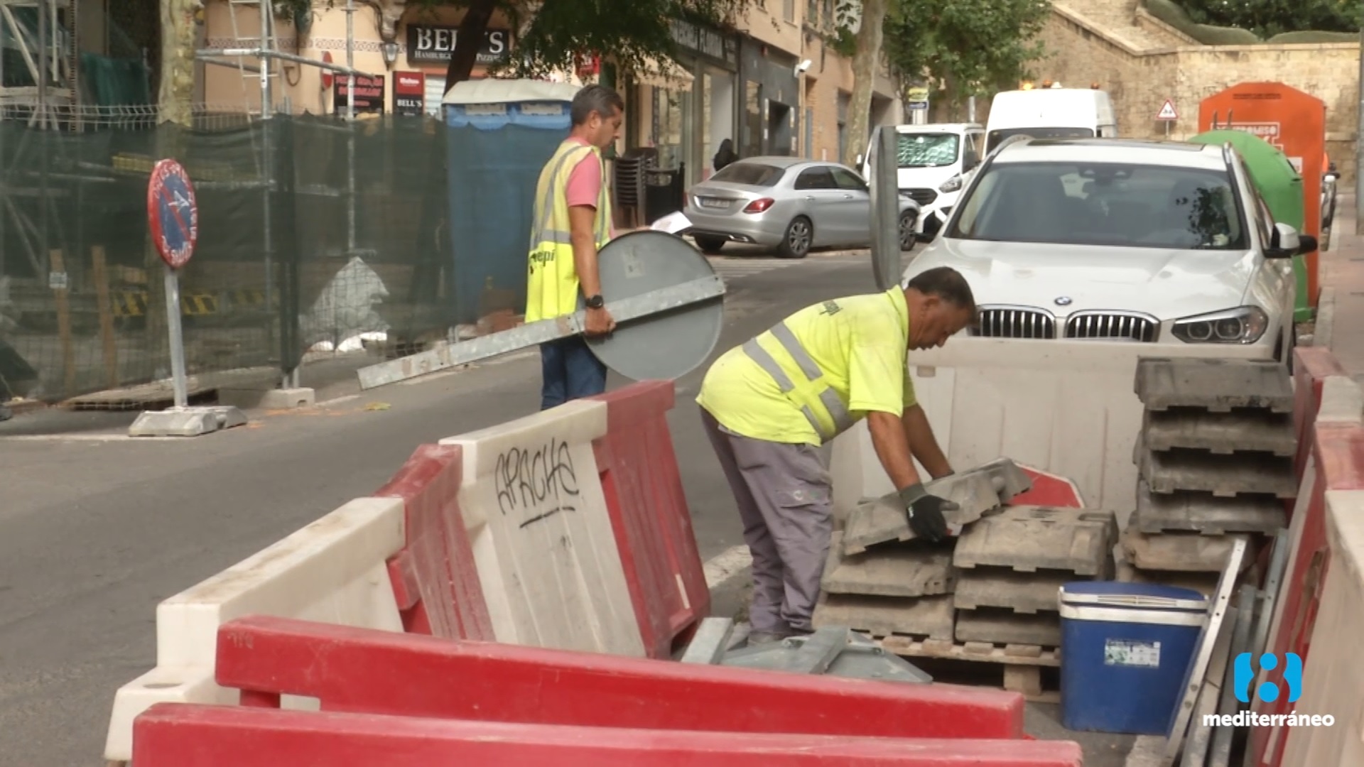 Se restringe el tráfico en Alicante por la renovación de la red de agua