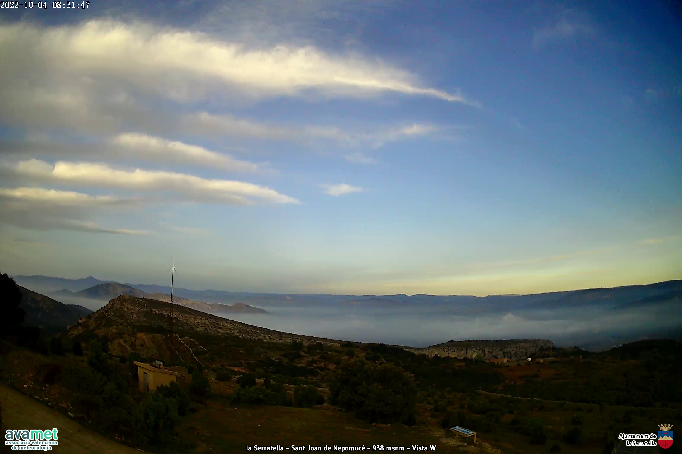Sigue el ambiente turbio, con aumento de nubes bajas de cara a la tarde