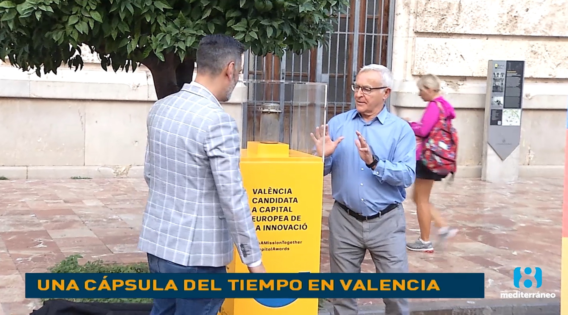 Instalada en Valencia una cápsula del tiempo