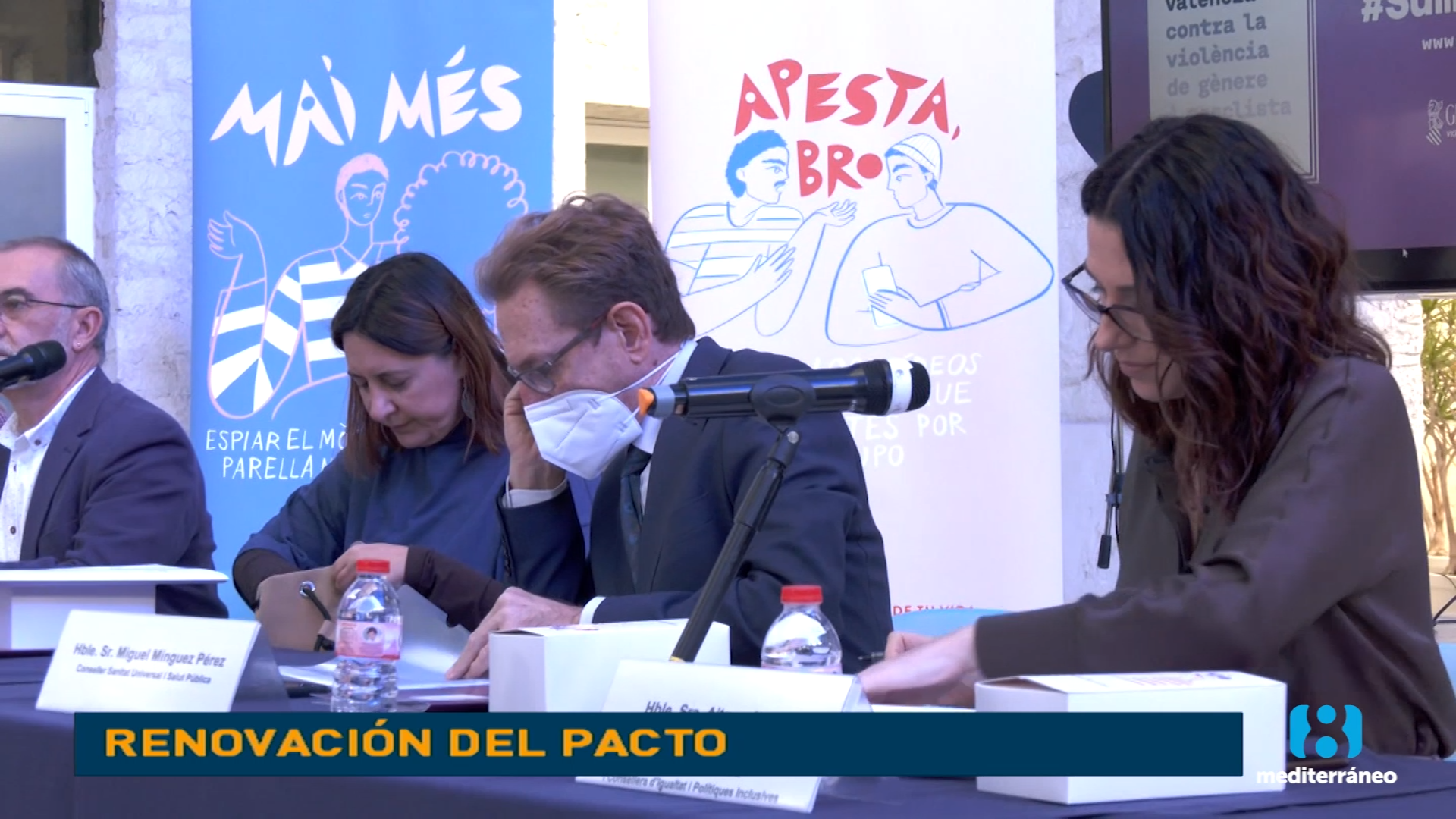 Celebrada la renovación del Pacto contra la Violencia de Género