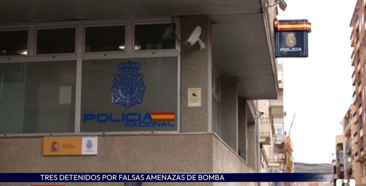 Tres detenidos por difundir falsos avisos de bomba en Castellón, Valencia y Alicante