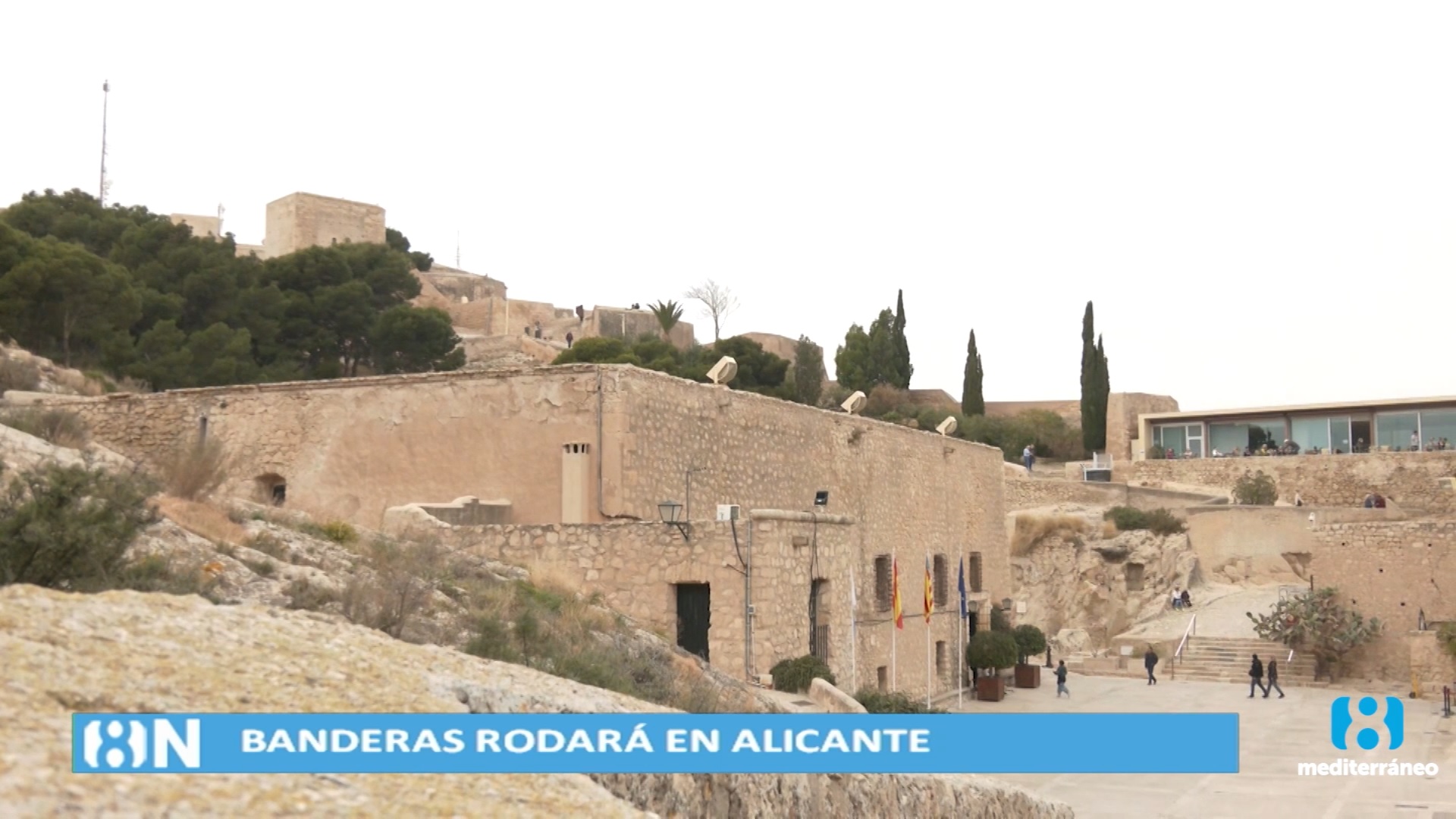 Alicante cierra su castillo para el rodaje de una película internacional