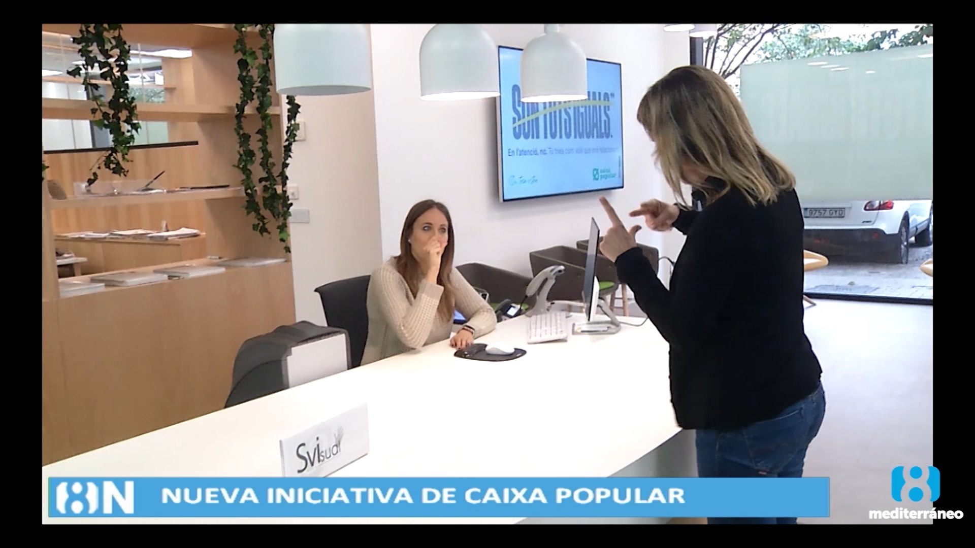 Caixa Popular ofrece un servicio de interpretación en lenguaje de signos