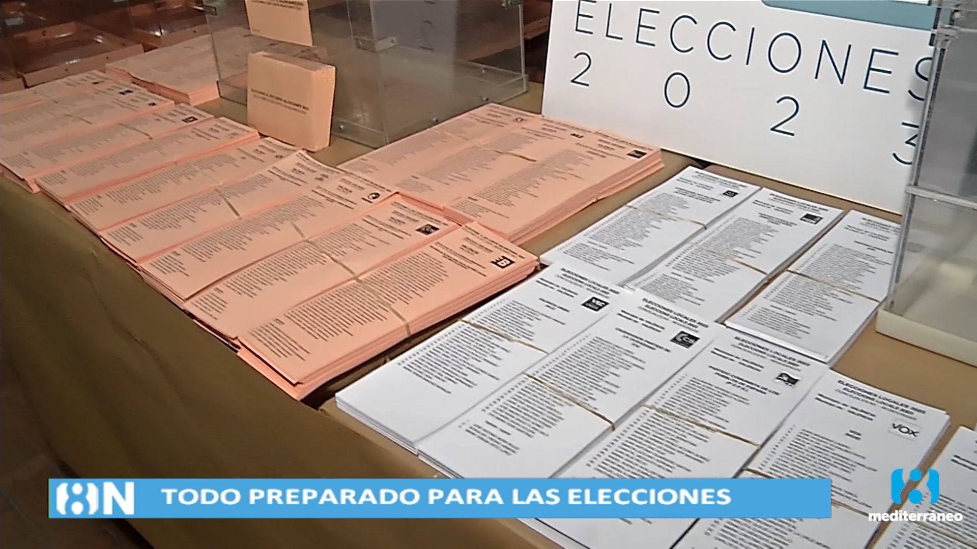 Todo preparado en la Comunidad Valenciana para la jornada electoral