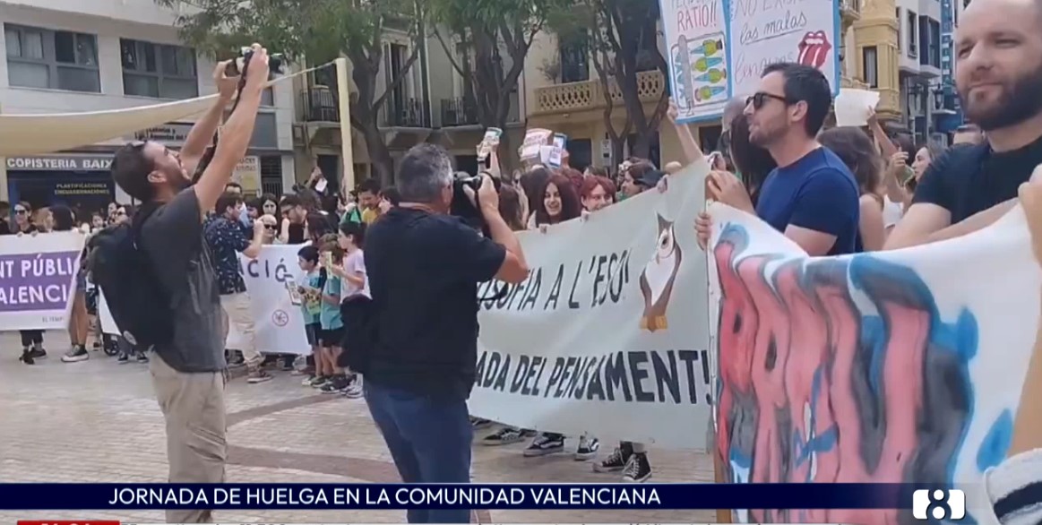 Jornada de huelga en la enseñanza pública de la Comunidad Valenciana