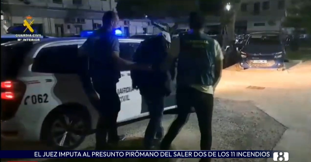 El juez atribuye solo dos incendios al pirómano de El Saler