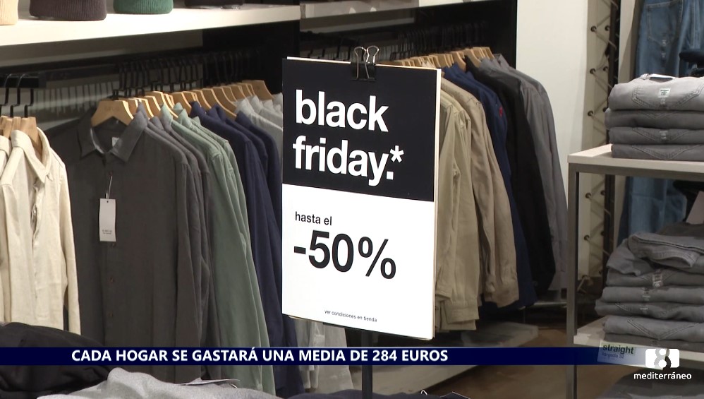 Los españoles gastarán hasta 284 euros de media este Black Friday
