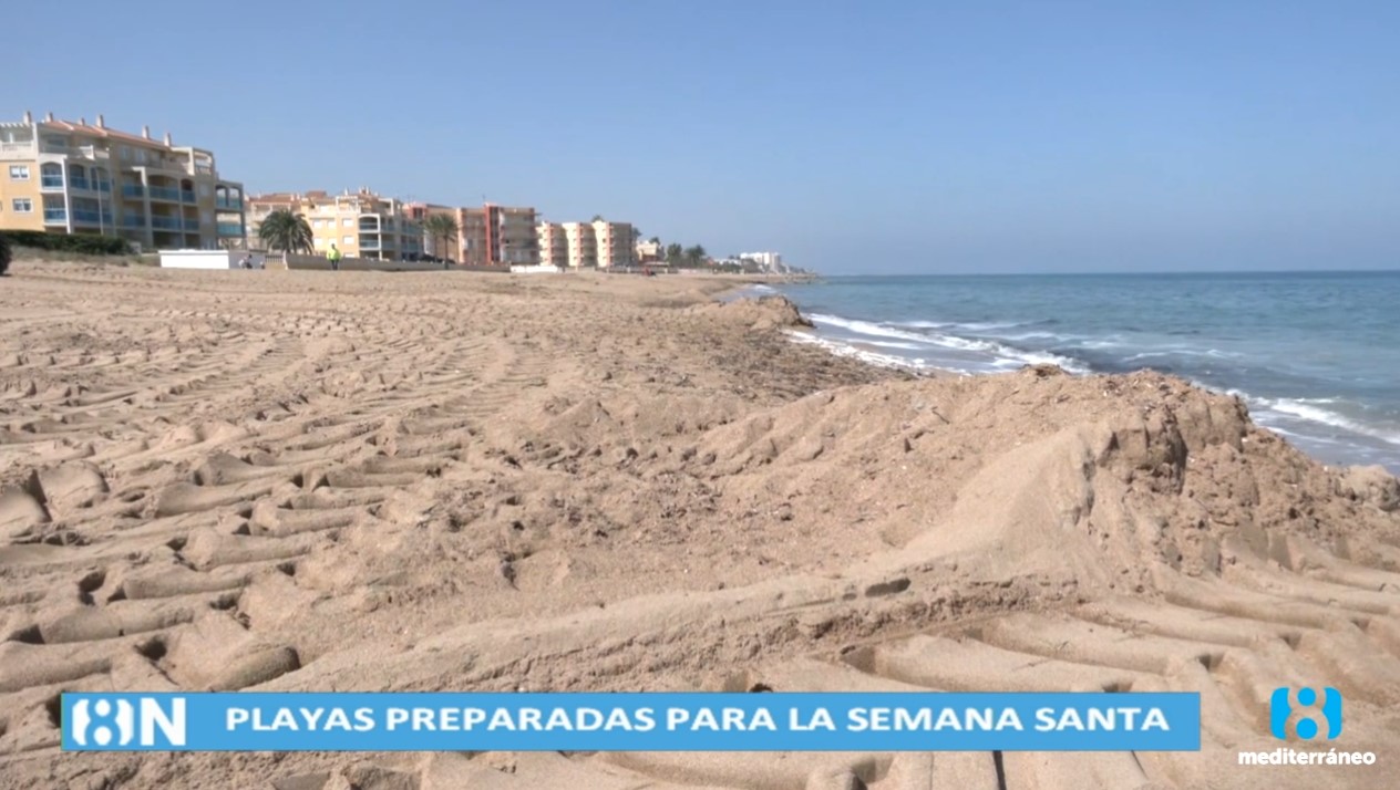 Alicante prepara sus playas para la llegada de turistas en Semana Santa