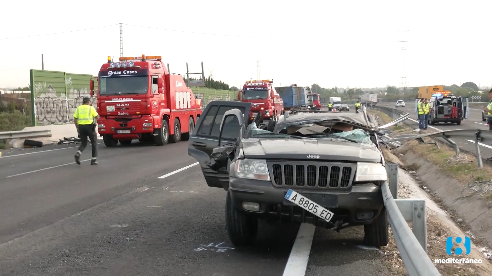 A prisión el conductor que arrolló y mató a dos operarios de carretera en Sagunto