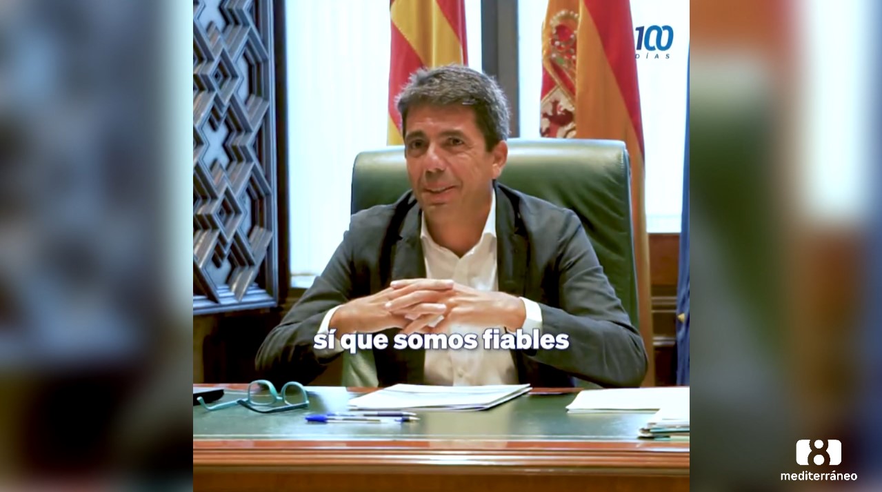 Mazón hace balance de sus primeros cien días al frente de la Generalitat