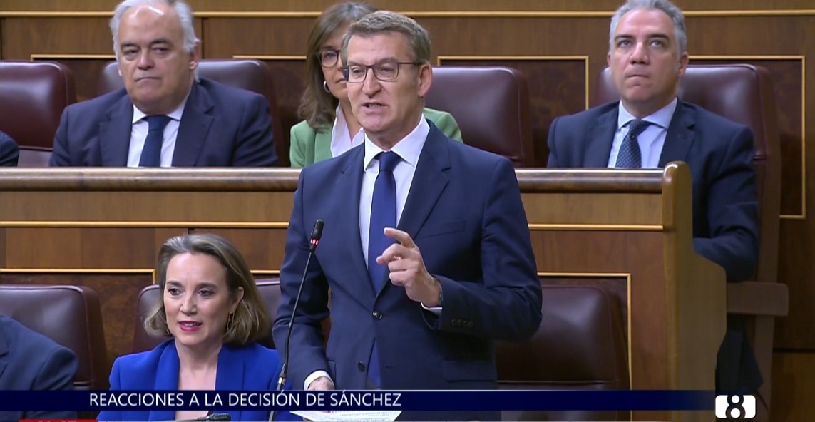 Reacciones políticas a la carta de Pedro Sánchez