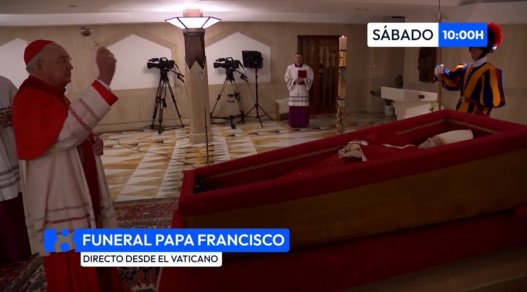 Sigue en directo el funeral del Papa Francisco a través de La 8 Mediterráneo