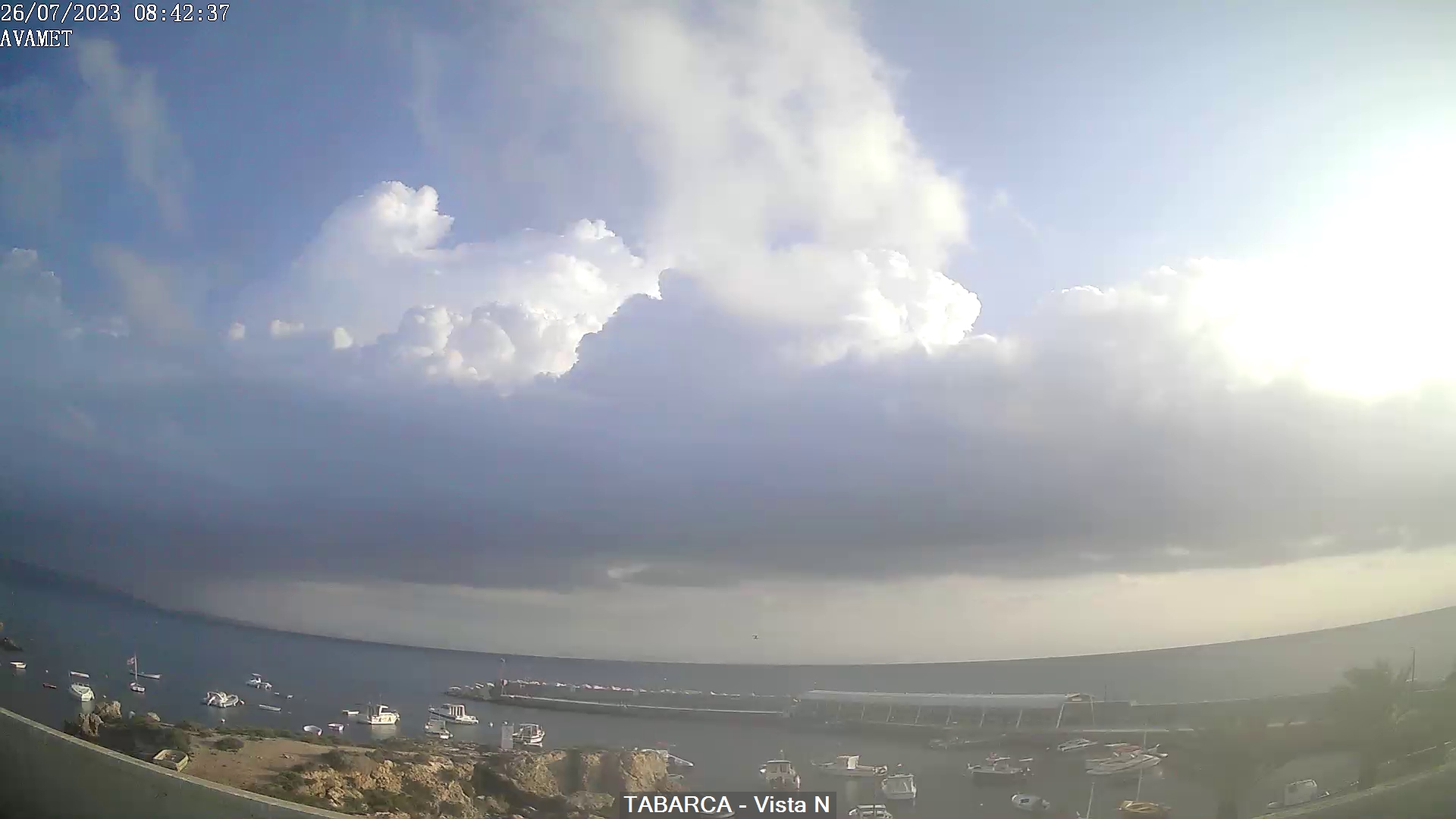Lluvias a primeras horas en Alicante, con dominio del sol el resto de la jornada