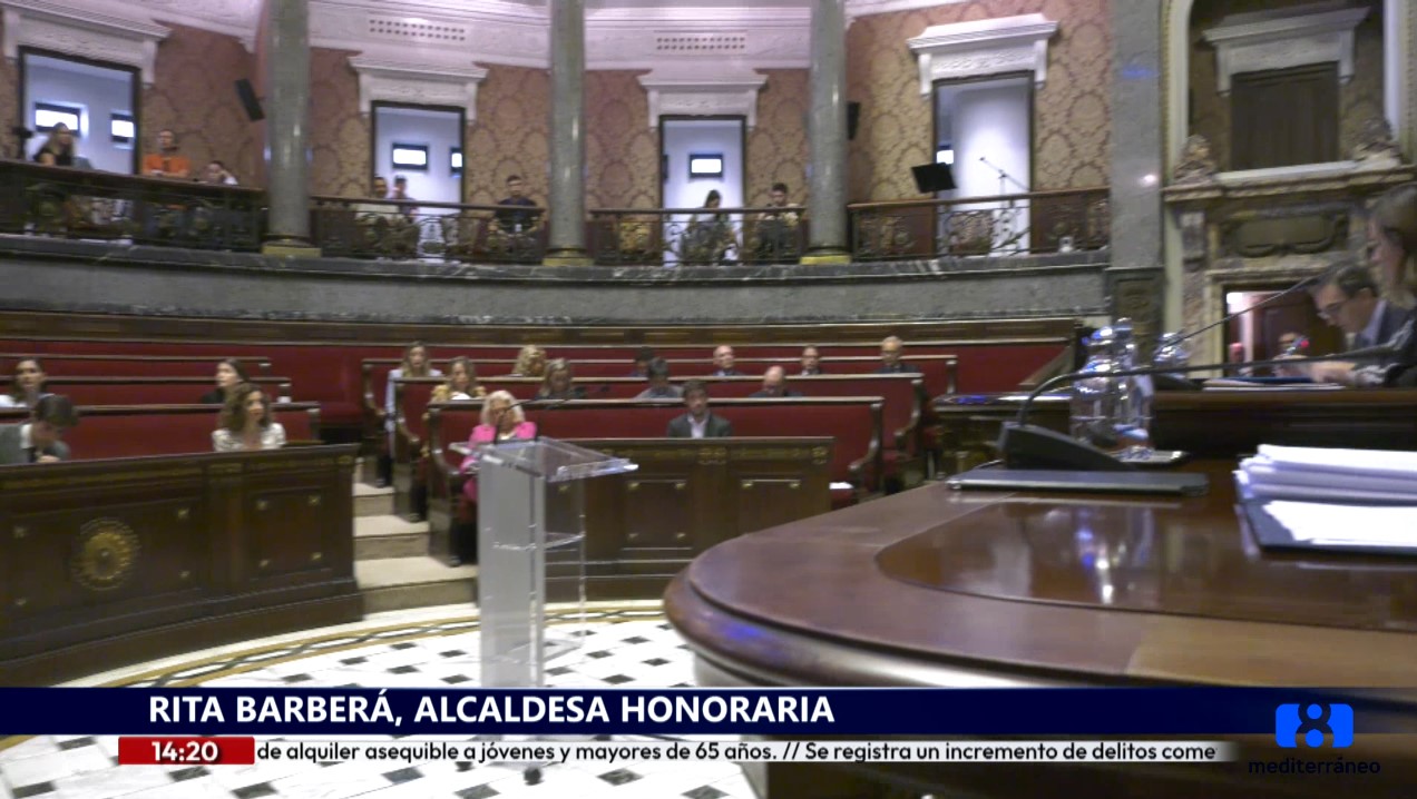 Rita Barberá ya es alcaldesa honoraria de Valencia