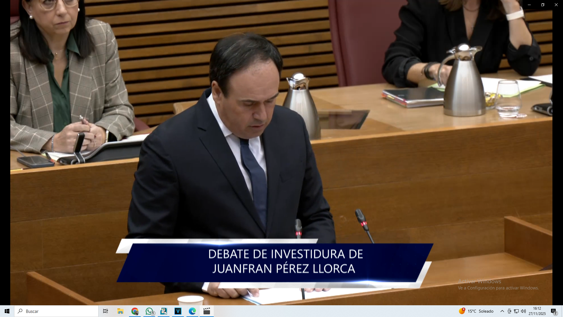Pérez Llorca afronta el pleno de investidura en Les Corts