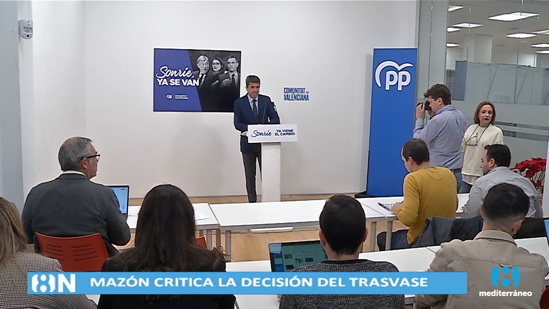 Mazón critica que Puig no haya recurrido aún el Real Decreto que recorta el Tajo-Segura