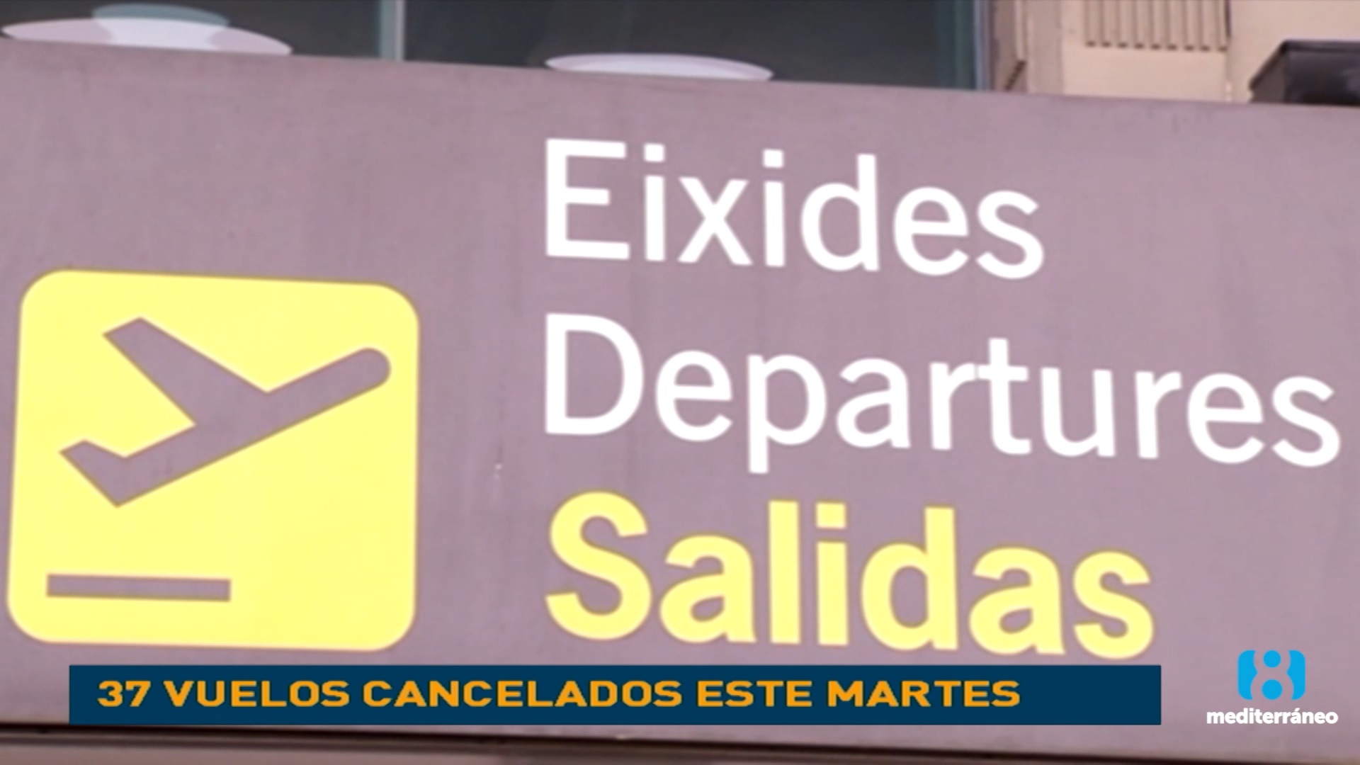 Air Nostrum cancela este martes diez vuelos en la Comunidad Valenciana