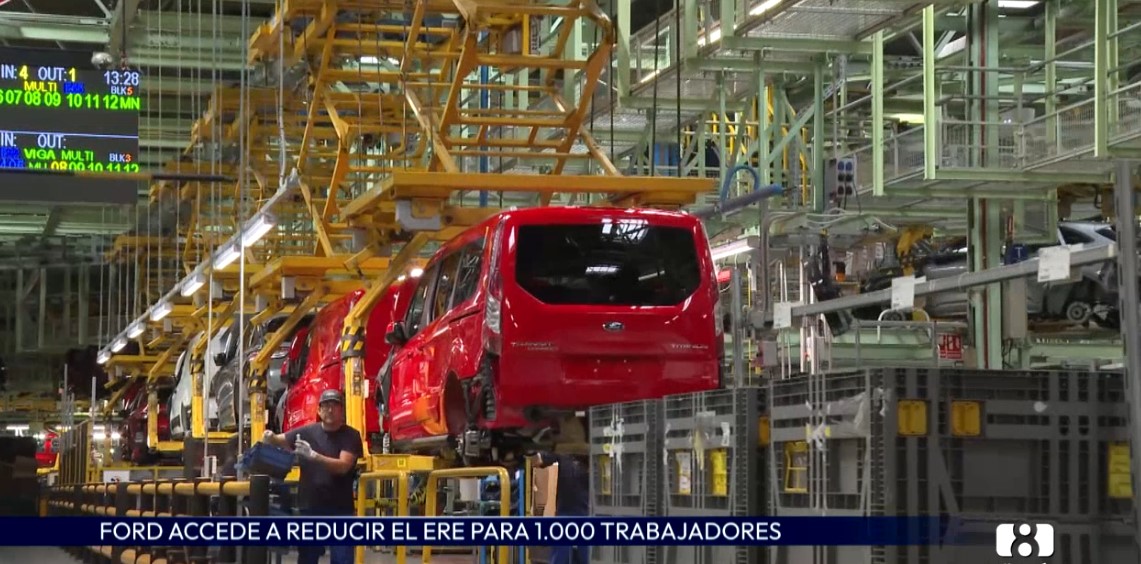 Ford accede a reducir el ERE para 1.000 empleados de Almussafes