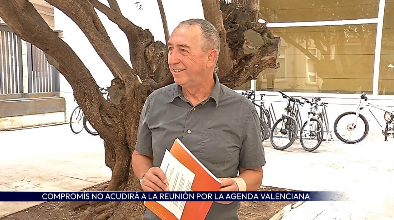 Baldoví rechaza ir a la reunión con Mazón para abordar la agenda valenciana