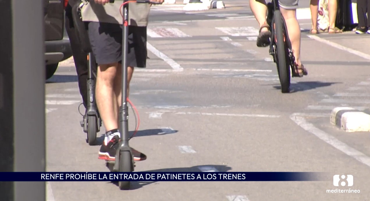 Renfe prohíbe el acceso de patinetes eléctricos en los trenes