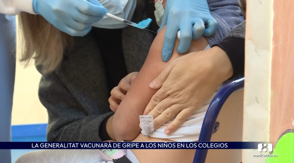 La Comunidad Valenciana iniciará en octubre la vacunación contra la gripe en los colegios