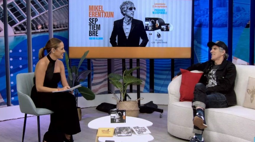 Mikel Erentxun presenta su nuevo álbum en 'Las mañanas contigo'