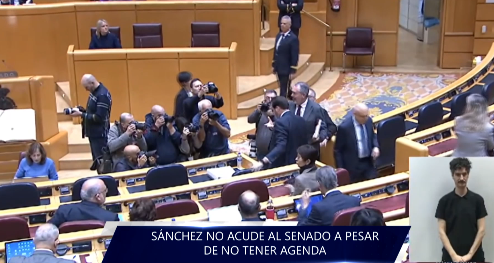 Sánchez planta al Senado: «Si con 46 muertos no viene, ¿qué tiene que ocurrir?»