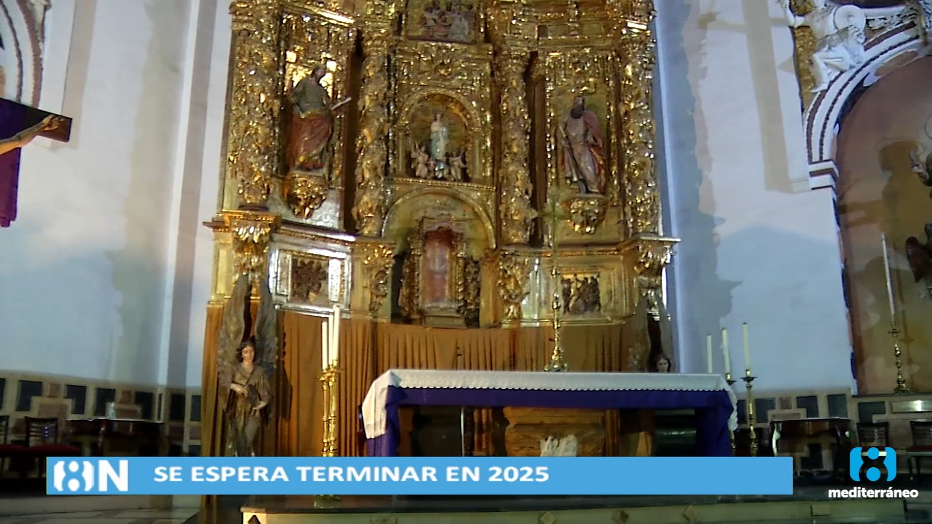 Así se está llevando a cabo la restauración de la Iglesia de los Santos Juanes de Valencia