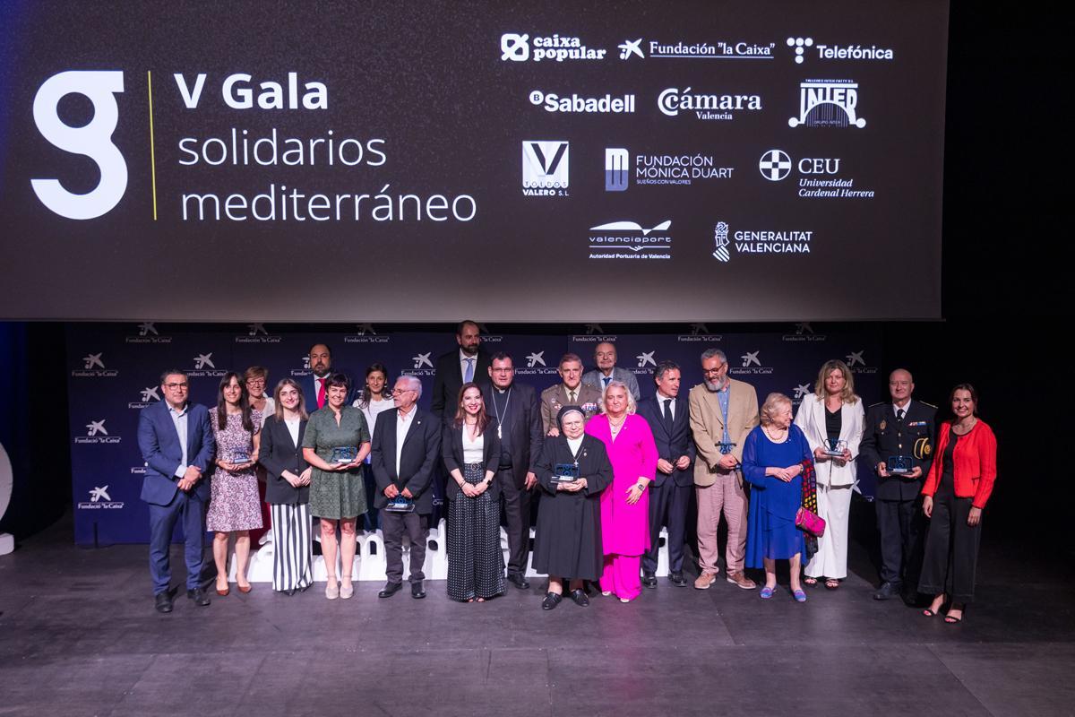 La Gala Solidarios Mediterráneo celebra su sexta edición en Valencia