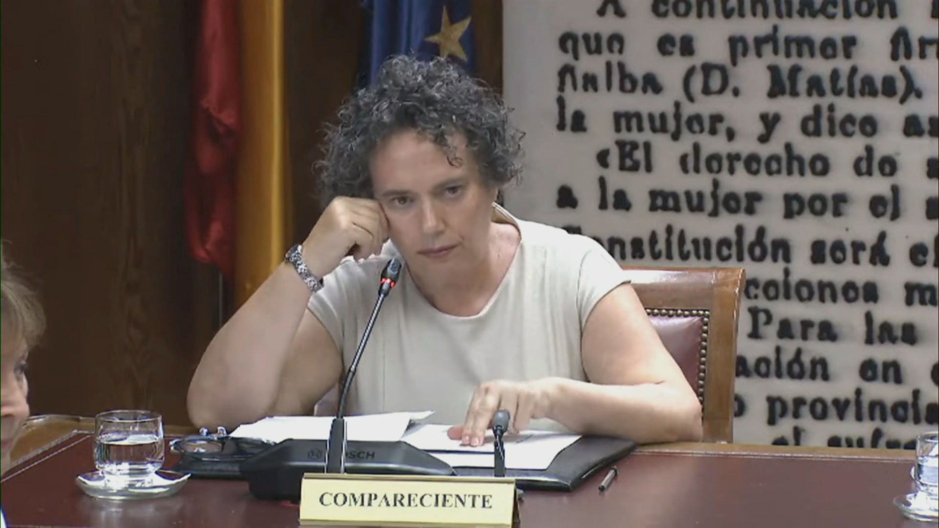 La secretaria de Zapatero guarda silencio en el Senado en la comisión del caso SEPI