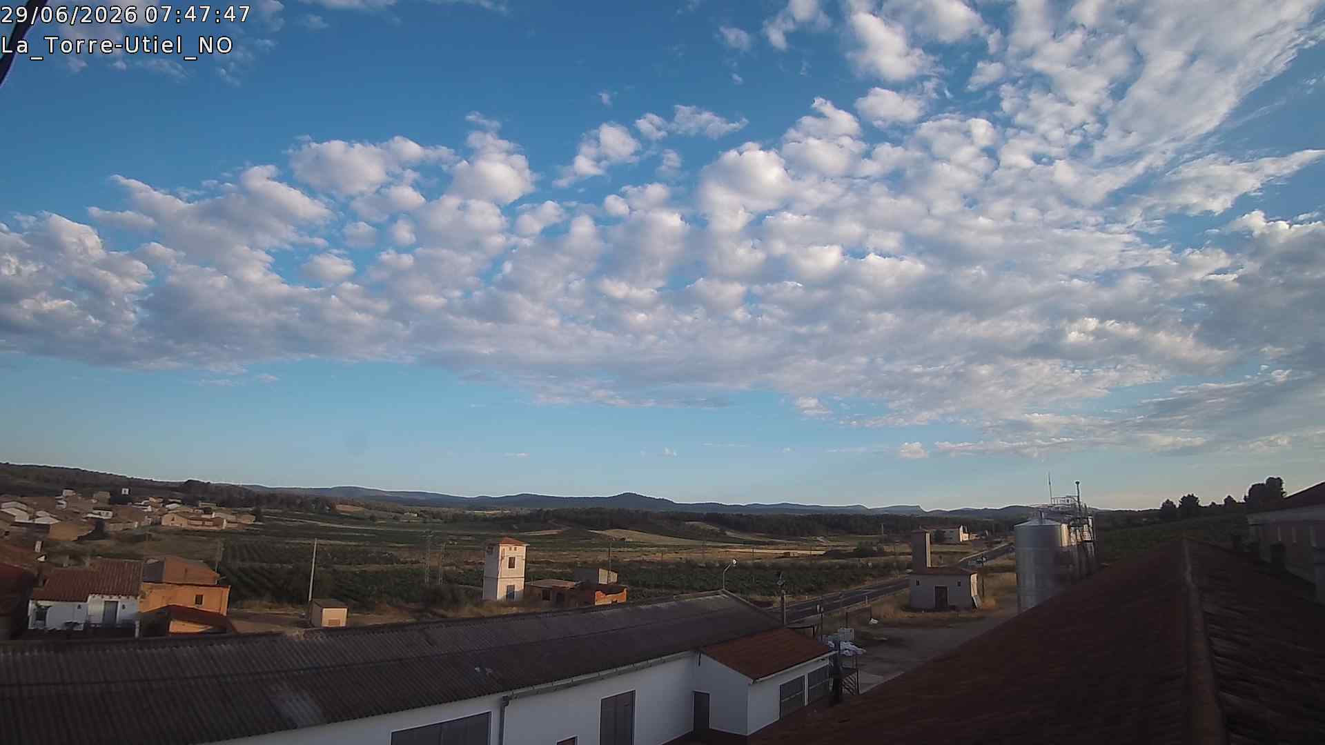 Tarde tormentosa en el interior de la mitad norte