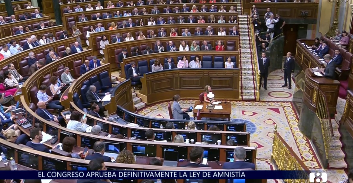 El Congreso aprueba definitivamente la ley de amnistía