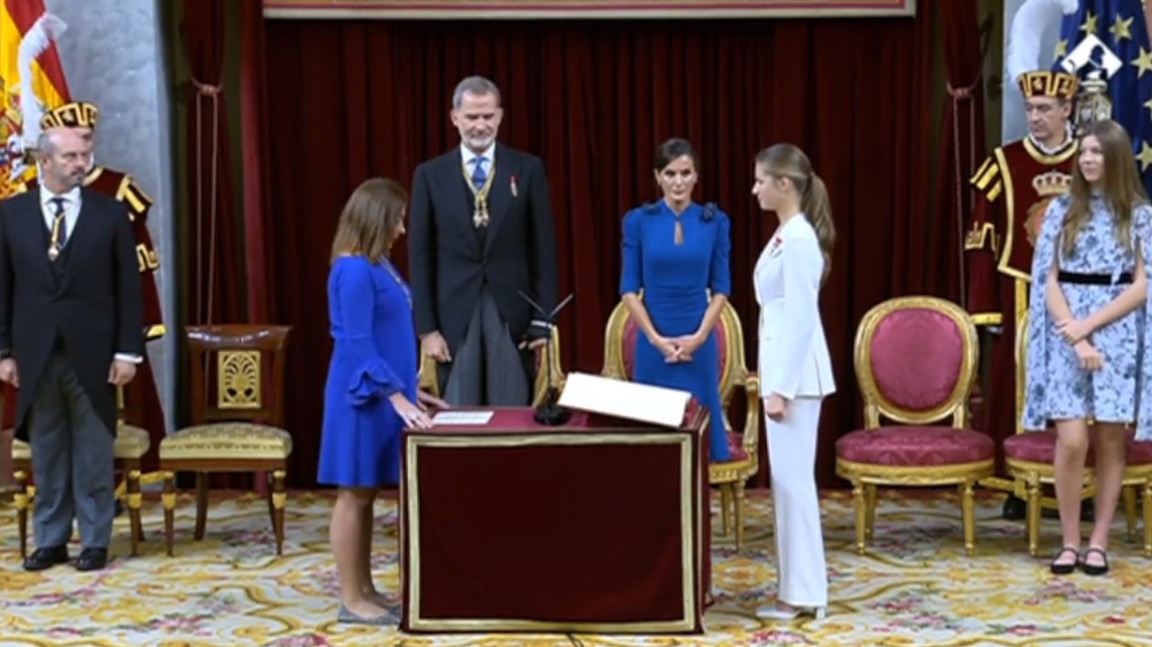 Así ha sido la jura de la Constitución de la princesa Leonor