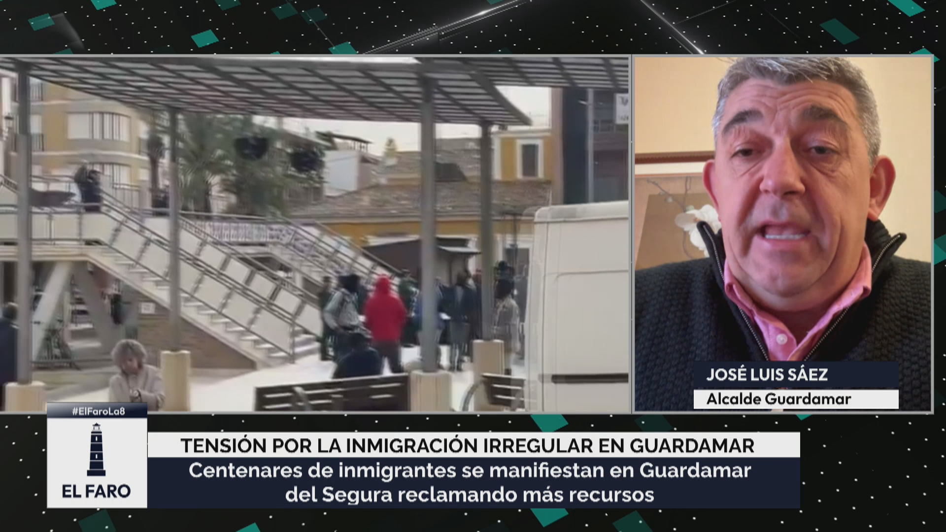 Un centenar de migrantes alzan la voz en las calles de Guardamar