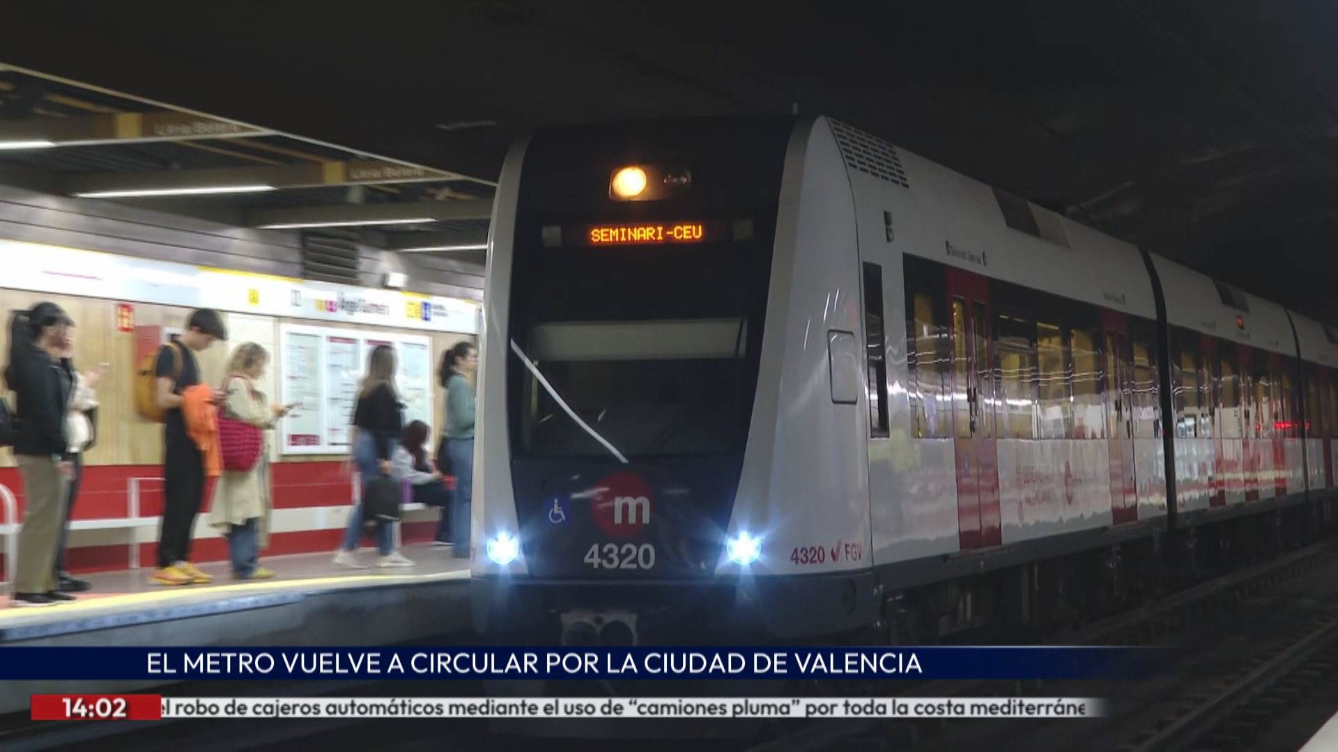 Metrovalencia regresa un mes después