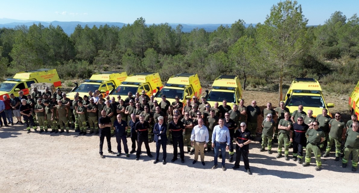 El Consorcio de Bomberos de Valencia renueva la flota para brigadas forestales