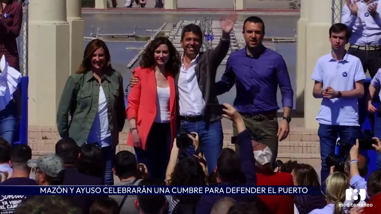 Mazón y Ayuso celebrarán una cumbre en defensa de la ampliación del Puerto de Valencia