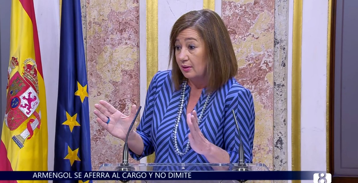 Armengol descarta dimitir por el 'caso Koldo': 