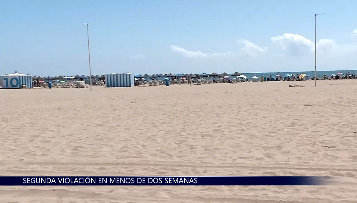 Violan e intentan ahogar a una chica de 19 años en la playa de Malvarrosa en Valencia