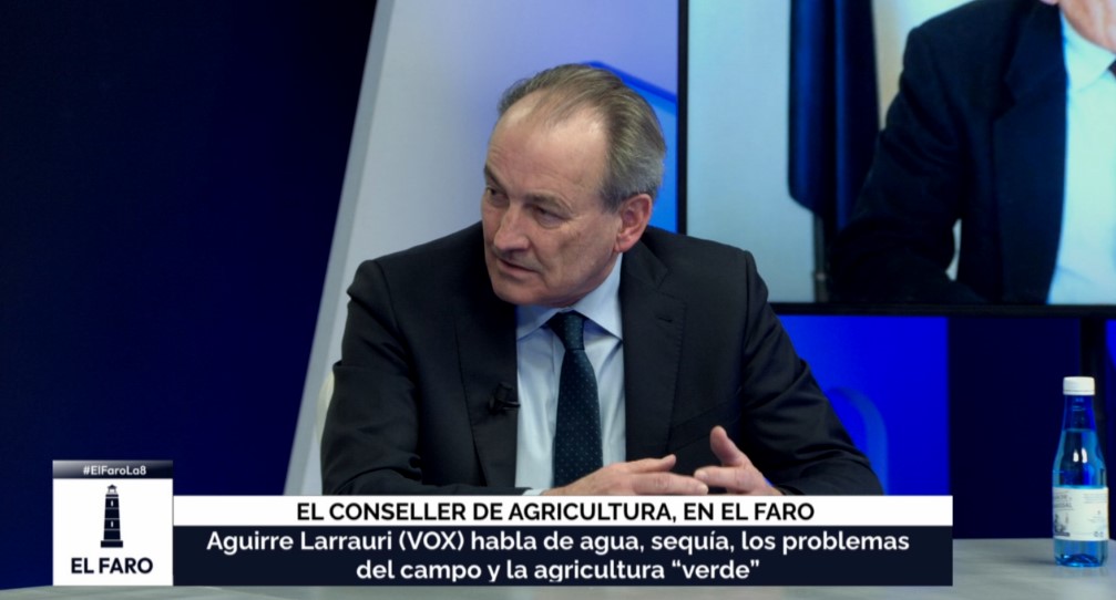 El conseller de Agricultura habla en El Faro sobre el traslado de agua a Cataluña
