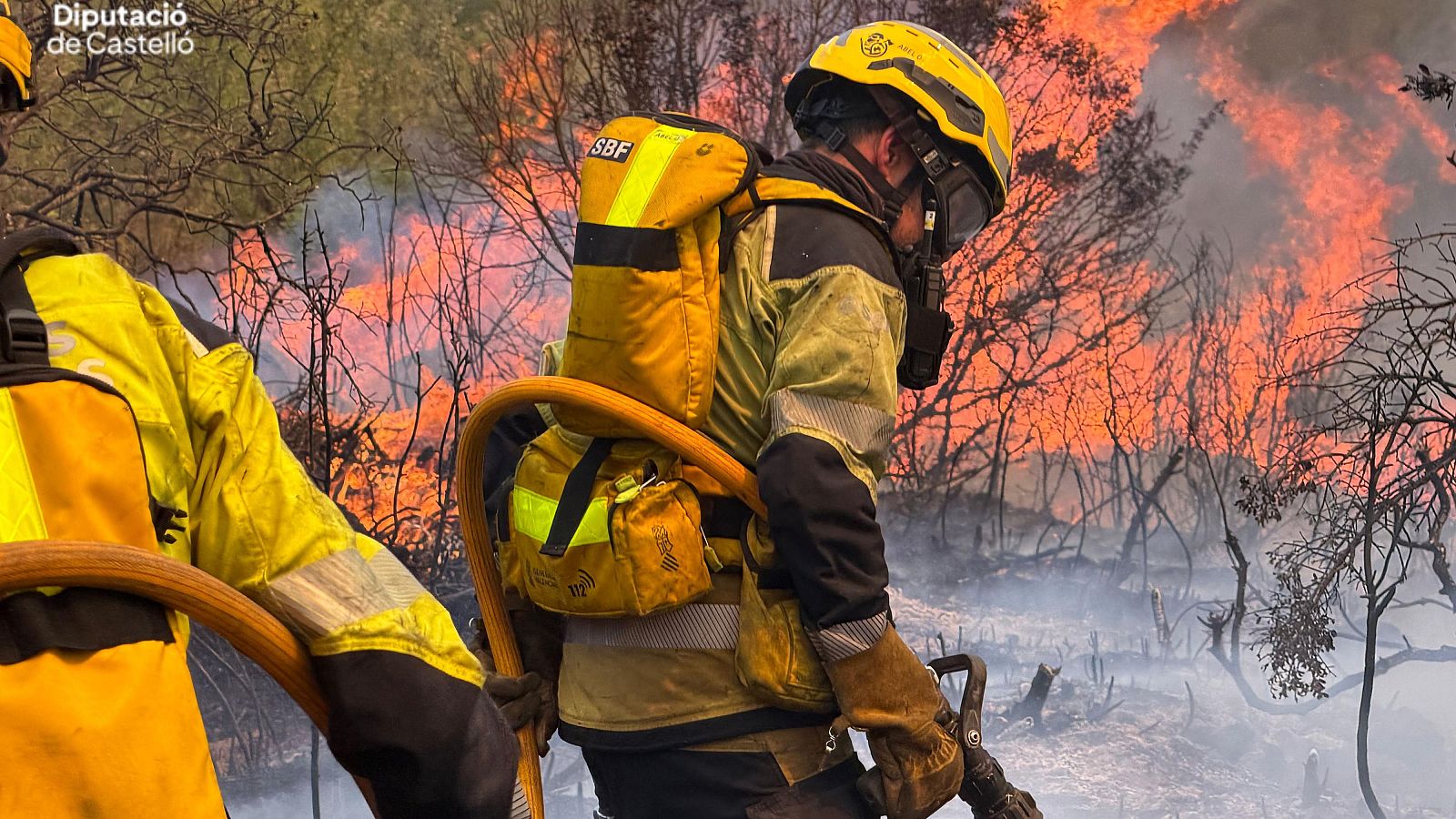 El incendio de Soneja arrasa 180 hectáreas y los efectivos lo dan por estabilizado