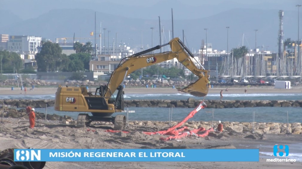 Comienza el dragado de arena para trasvasar a las playas del sur de Valencia