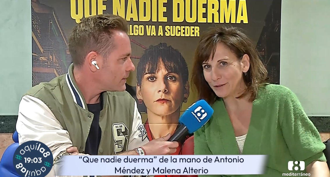 Malena Alterio presenta su nueva película en Valencia y habla en Aquí La 8 de su personaje