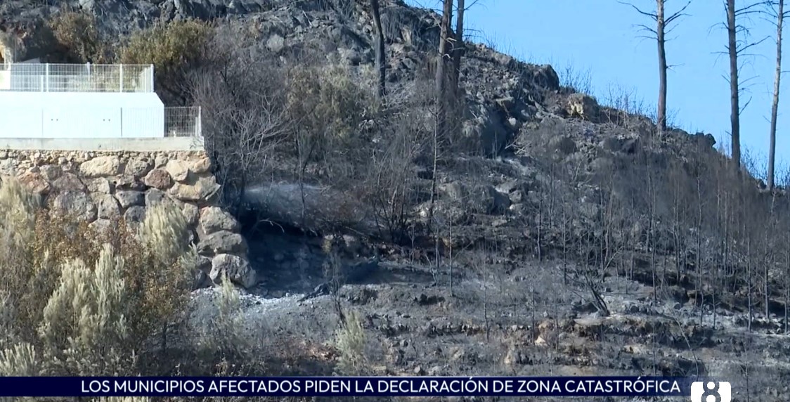 Controlado el incendio de Montitxelvo tras arrasar 2.500 hectáreas