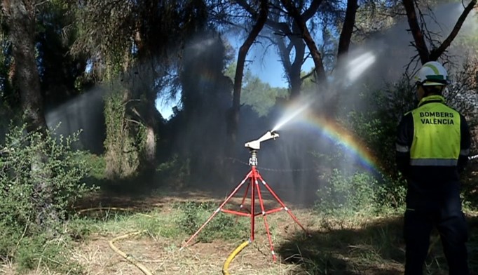 ¿Cuándo empezarán a funcionar los cañones antiincendios de El Saler?