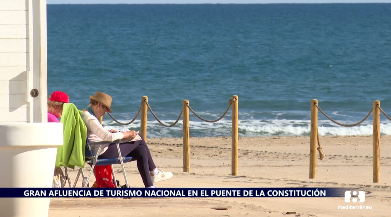Gran afluencia de turismo nacional en el puente de la Constitución en la Comunitat