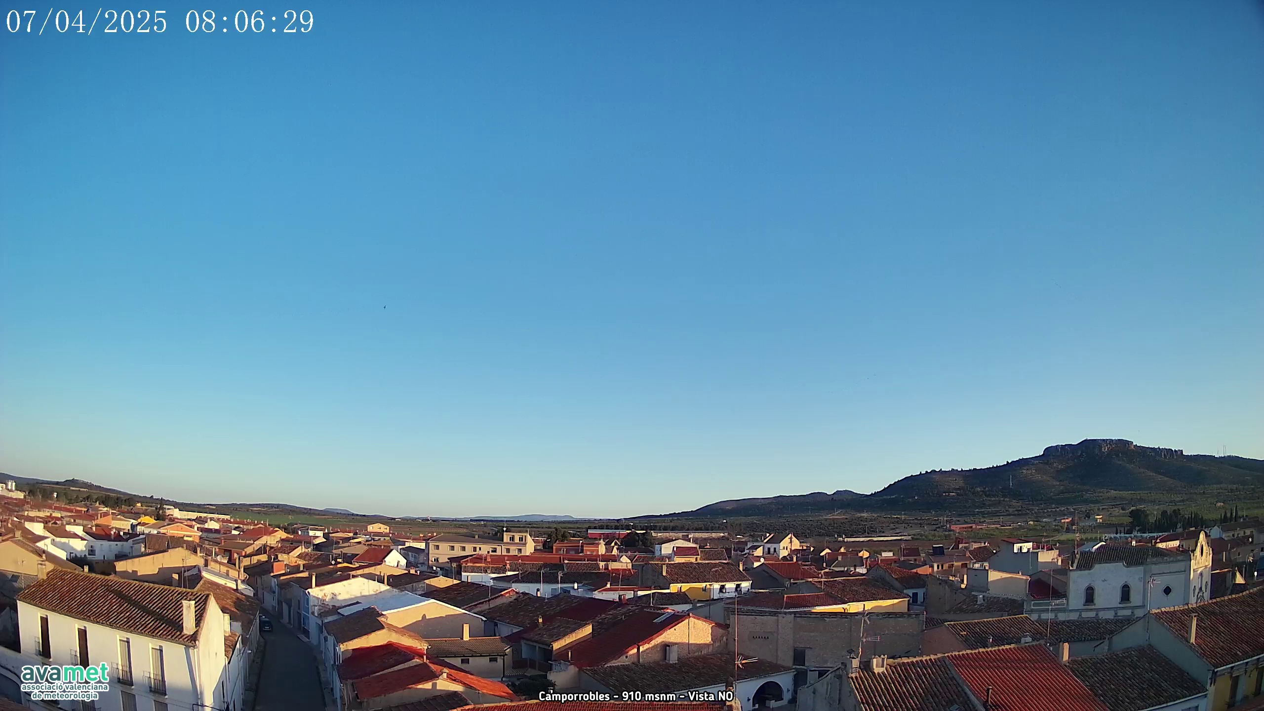 Dominio del sol, con algunas nubes de tarde